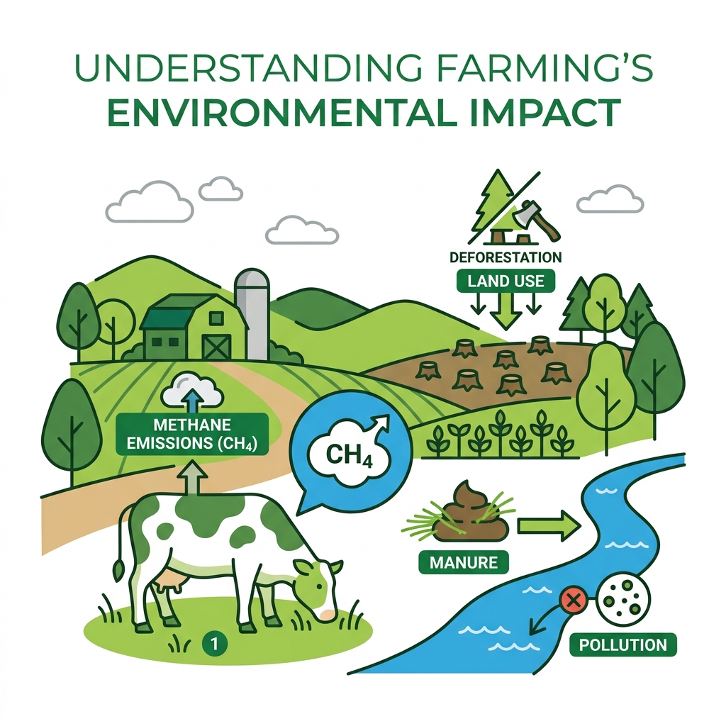 Livestock pollution diagram